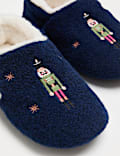 Nutcracker Riptape Slippers (4 Small - 13 Small)