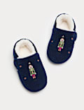 Nutcracker Riptape Slippers (4 Small - 13 Small)
