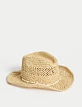 Kids' Western Straw Sun Hat (3-13 Yrs)
