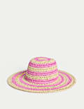 Kids' Straw Wide Brim Hat (18 Mths-13 Yrs)