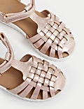 Kids' Metallic Sandals (4 Small - 2 Large)