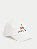 Kids' Pure Cotton Slogan Baseball Cap (3-13 Yrs)