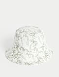 Bedruckter Bucket Hat für Kinder aus reiner Baumwolle (1–13 J.)