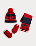 Kids’ Spider-Man™ Hat, Scarf and Mittens Set (1-13 Yrs)