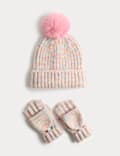 Kids' Confetti Hat & Glove Set (3-16 Yrs)