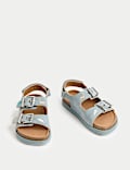 Kids' Dinosaur Embroidered Sandals (4 Small - 2 Large)