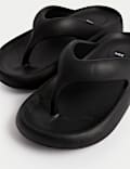 Kids' Plain Chunky Flip Flops (1 Large - 6 Large)