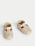 Baby Gift Boxed Leather Bunny Pram Shoes (0-18 Mths)