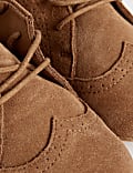 Dárkové balení dětských semišových bot do kočárku (0–18&nbsp;měsíců)