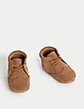 Baby Gift Boxed Suede Pram Shoes (0-18 Mths)