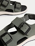 Kids' Double Buckle Sporty Sandals (4 Small - 2 Large)