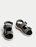 Kids' Double Buckle Sporty Sandals (4 Small - 2 Large)