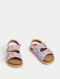 Kids' Shimmer Footbed Sandals (4 Small-2 Large)