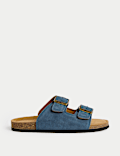 Kindersandalen met leren voetbed (maat 35,5-40,5)