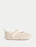 Kids' Crochet Ballet Pram Shoes (0-18 Mths)