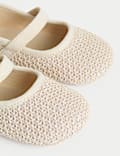 Kids' Knitted Ballet Pram Shoes (0-18 Mths)