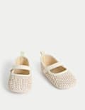 Kids' Crochet Ballet Pram Shoes (0-18 Mths)