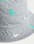 Kids' Embroidered Bucket Sun Hat (1-10 Yrs)