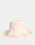 Kids' Pure Cotton Wide Brim Bucket Sun Hat (1-13 Yrs)