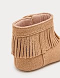 Baby Tassel Western Pram Boots (0-18 Months)