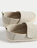 Baby Espadrille Pram Shoes (0-18 Mths)