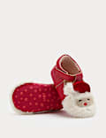 Baby Santa T Bar Riptape Pram Shoes (0-18 Mths)