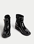 Kids' Patent Freshfeet™ Ankle Boots (1 Large - 6 Large)