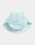 Kids' Pure Cotton Reversible Sun Hat (1-6 Yrs)