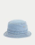 Kids Cotton Plain Bucket Hat (1-13 Yrs)