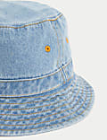 Kids Cotton Plain Bucket Hat (1-13 Yrs)