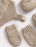 5pc Baby Trapper Knitted Set (0-12 Mths)