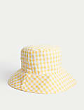 Kids' Pure Cotton Gingham Sun Hat (1 - 13 Yrs)