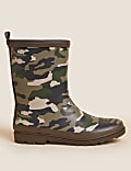 Kids' Camouflage Wellies (1 Large - 7 Large)