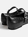 Kids' Studded Ballet Pumps (10 Small - 6 Large)