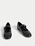 Kids' Studded Ballet Pumps (10 Small - 6 Large)