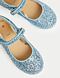 Kids' Glitter Mary Jane Shoes (4 Small - 2 Large)