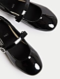 Kids' Patent Ballet Pump Shoes (4 Small - 2 Large)