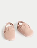 Kids Suede Riptape Clogs (4 Small - 2 Large)