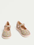 Kids' Glitter Mary Jane Shoes (4 Small - 2 Large)