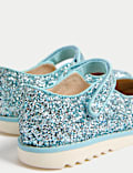 Kids' Glitter Mary Jane Shoes (4 Small - 2 Large)
