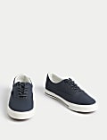Kids' Canvas Lace Trainers (1 Large-7 Large)