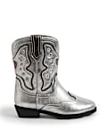 Kids' Metallic Western Boots (4 Small - 6 Large)