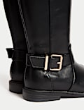 Kids' Buckle Riding Boots (10 Small - 6 Large)