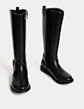 Kids' Buckle Riding Boots (10 Small - 6 Large)