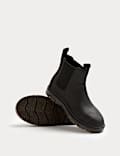 Kids' Leather Plain Chelsea Boots (4 Small - 7 Large)