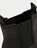Kids' Leather Plain Chelsea Boots (4 Small - 7 Large)