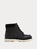 Botines infantiles gruesos con cordones (4 pequeño - 7 grande)