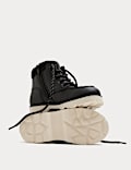 Botines infantiles gruesos con cordones (4 pequeño - 7 grande)