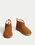 Kids' Suede Ankle Boots (4 Small - 6 Large)