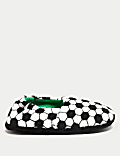 Pantoffels met voetbalmotief voor kinderen (maat 32-40,5)